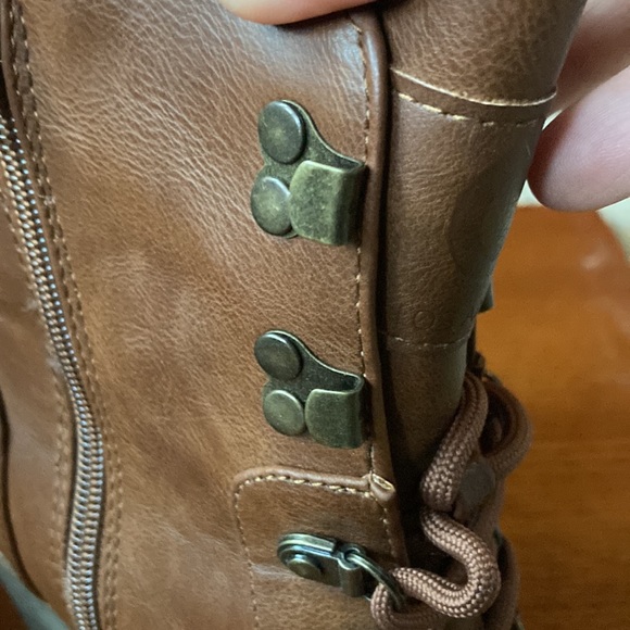 GBG LOS ANGELES Brown with faux wool lined healed boot size 7.5 🆕  NWOT - Picture 4 of 10